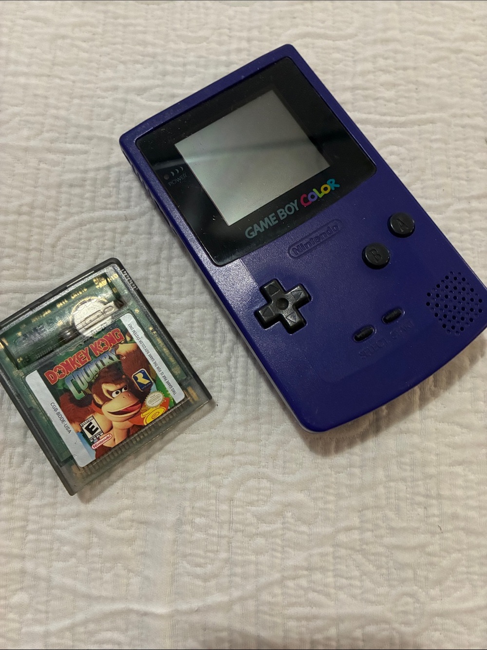 Nintendo Game Boy Color Handheld Console - Purple(VINTAGE)